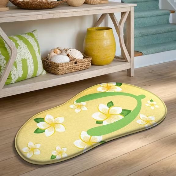 Mat with Slippers Style Anti-Slip (45*90)
